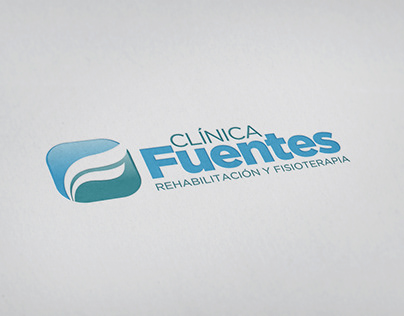 Clinica Fuentes - Logotipo y trabajos publicitarios