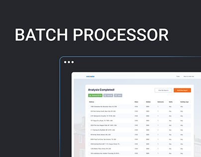 Rentometer Batch Processor App | UX/UI Case study