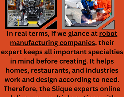Robot Manufacturing Companies Reasonable