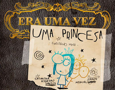 Cartaz Espetáculo "Era uma vez Uma Princesa" // 2012