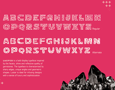 LUSTER - Typeface Design