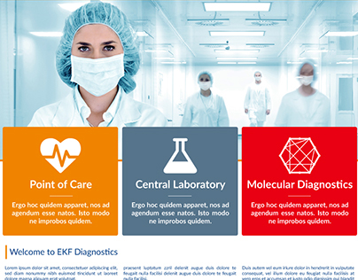 EKF Diagnostics Website Redesign