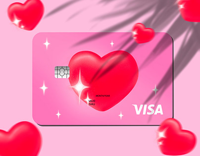 Gift Card or Visa card concept