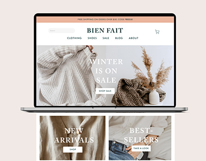 Bien Fait- Website Landing Page