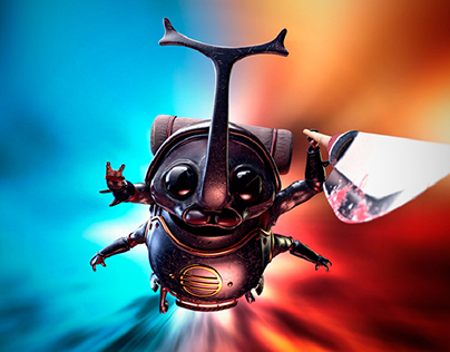 Beetle Warrior 3D