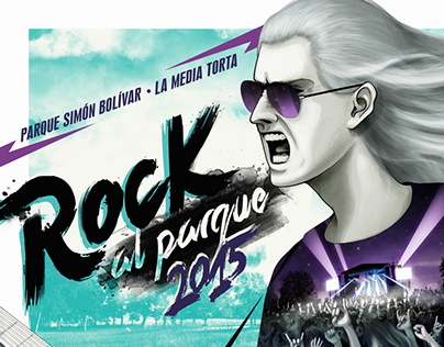 Todos somos rock - Propuesta Afiche rock al parque 2015