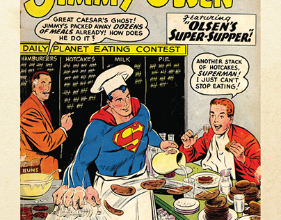 DC Super Heroes Cafe Book Menu