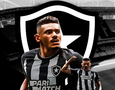 marketing visual para o time Botafogo