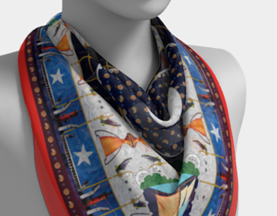 Luxury scarf design