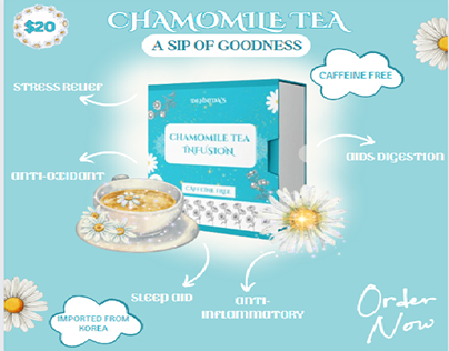 Chamomile Tea Product Packaging