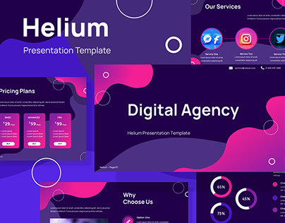 Helium - Digital Agency Presentation Template