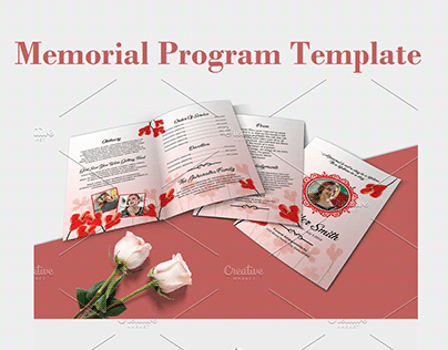 Funeral program Template