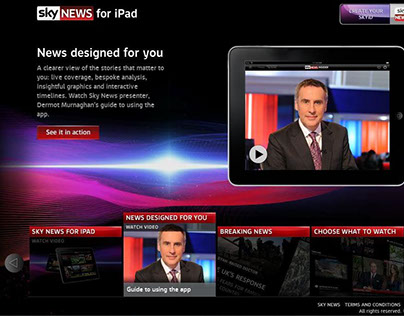 Sky News for iPad, 2010