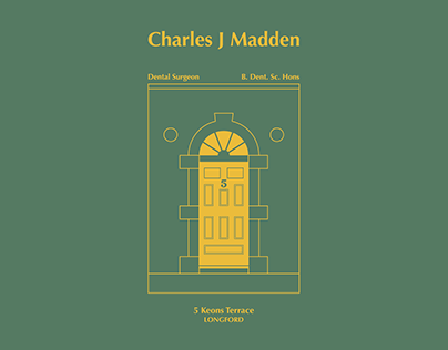 Charle J Madden logo design
