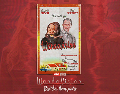 Wandavision I Bewitched TV poster