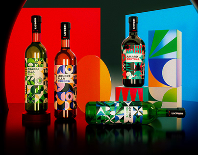 Licuori - Liquors packaging design