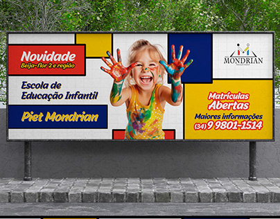Outdoor/Billboard - Inauguração de Escola Infantil