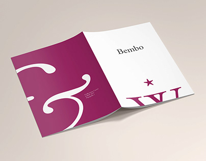 Folleto tipográfico de Bembo