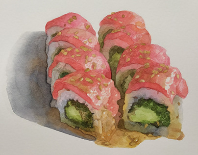 tuna sushi rolls