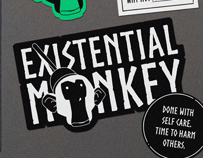 Project thumbnail - Existential Monkey - Branding