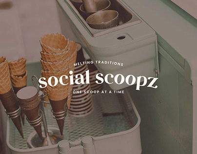 Social Scoopz Ice Cream Cart – Brand Identity Design