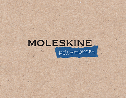 Moleskine #blueMonday