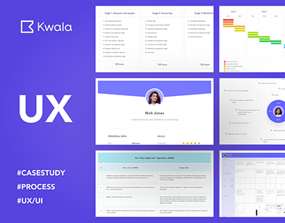 UX design process for SaaS project