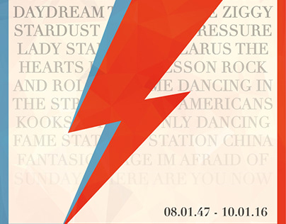 David Bowie Poster design