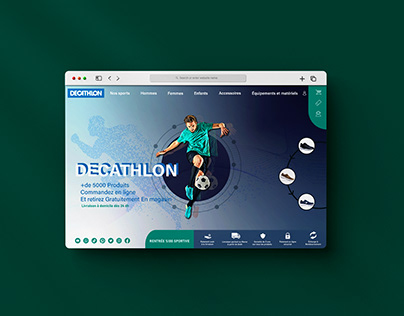 Decathlon sport web design