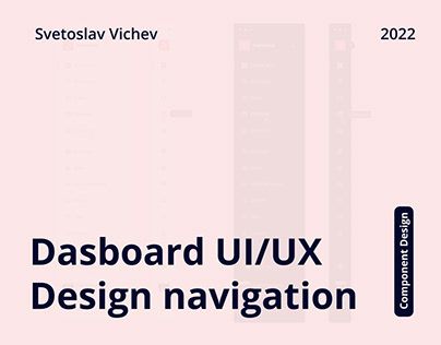 Dasboard Navigaiton Component - UI/UX Design