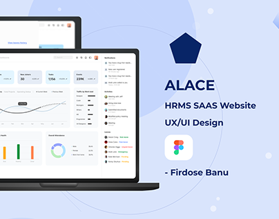 Project thumbnail - HRMS SaaS Website - ALACE (Complete UI/UX Design)