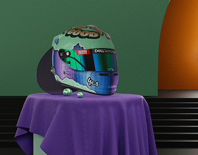 Daniel Ricciardo - 3D Helmet Composition