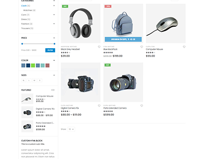 Fast Shop Classified Landing Page