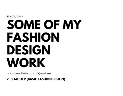 7° Semester (Basic Fashion Design)