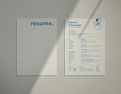 Resume- Lakshmi Vidyasagar