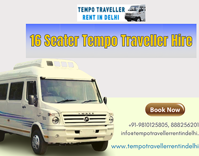 16 Seater Tempo Traveller Rental in India