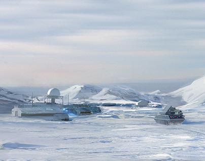 Arctic base Concept for Youngmoon Studios.