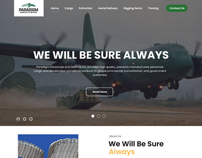 Military parachute website