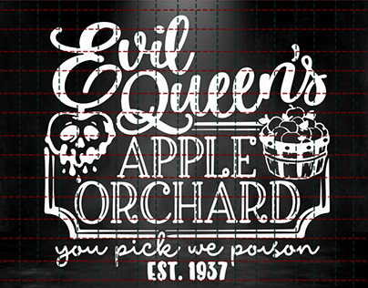 Evil Queen’s Apple Orchard Svg