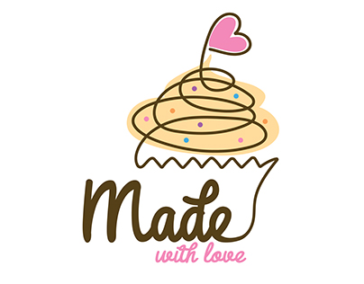 Made With Love: Cupcake Boutique Logo