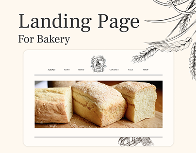 Landing Page for Bakery
