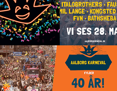 Aalborg Karneval 2022 - various commercial elements