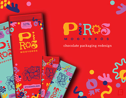 Piros Mogyorós – Chocolate packaging redesign