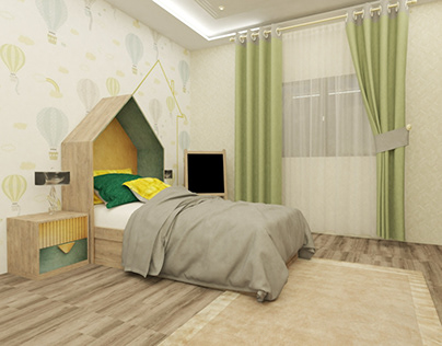 Kids Bedroom Design (Hdf + lamintate wood)