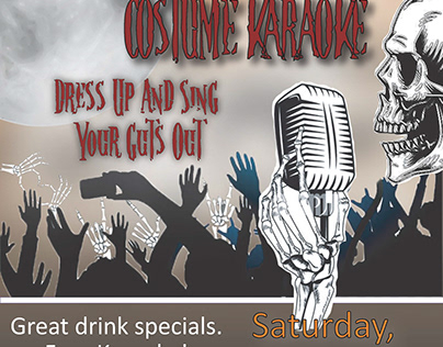 Halloween Karaoke Flyer