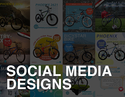 Bicycle social media designs