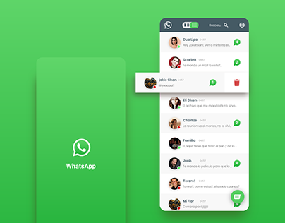 Rediseño WhatsApp - Diseño UI