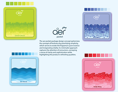 AER PACKAGING DESIGN AND MAGAZINE AD