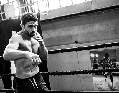 Photoshoot Giovanni de Carolis World boxing Champion