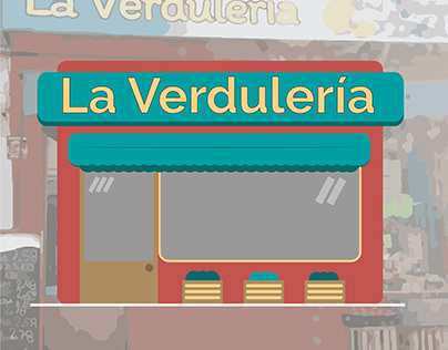 Design for a greengrocery (verdulería)